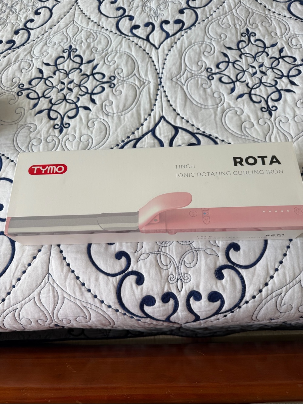 TYMO ROTA 1-Inch Ionic Rotating Curling Iron - Pink